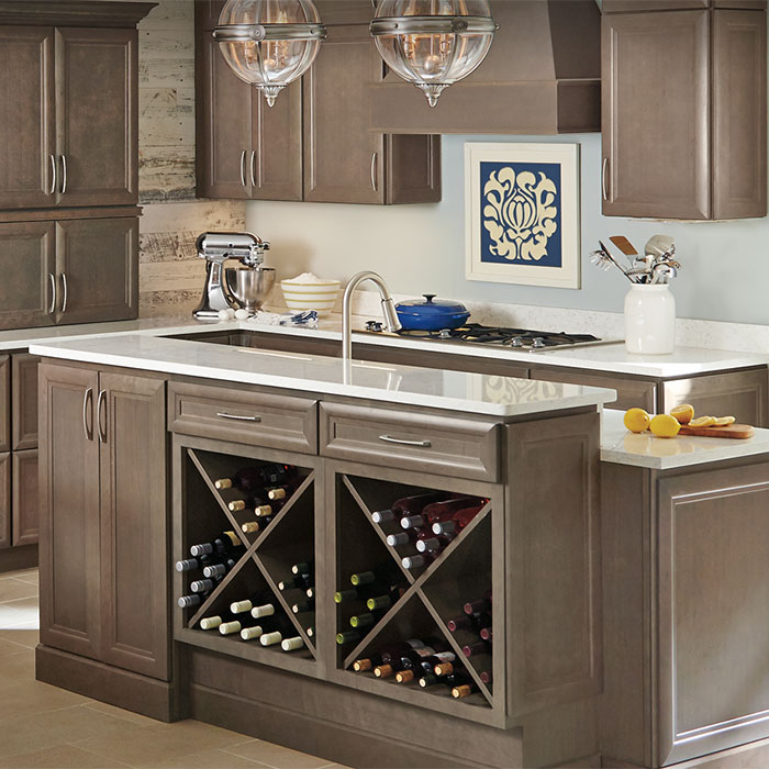 Wine Storage Cabinet - Homecrest Cabinetry