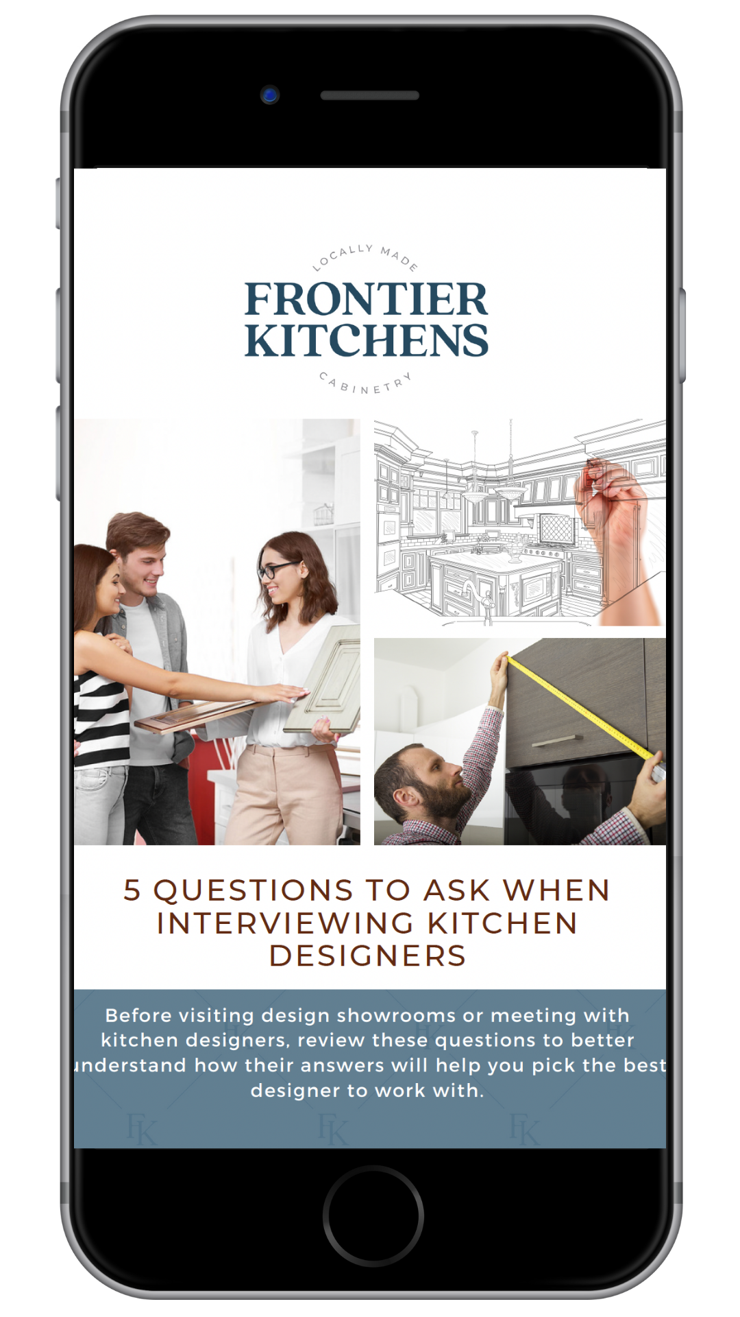 EBook 5 Questions To Ask When Interviewing Kitchen Designers   Frontier Kitchens   5 Questions To Ask When Interviewing Kitchen Designers 1 